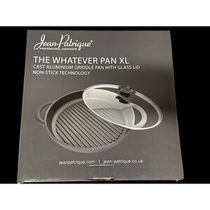 Jean-Patrique the Whatever Pan Cast Aluminum Griddle Pan Stove Top New in Box